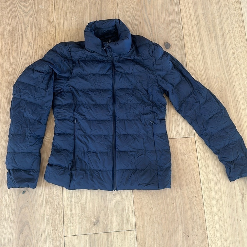 UniQlo Puffer Lightweight Down Jacket Navy Blue XS